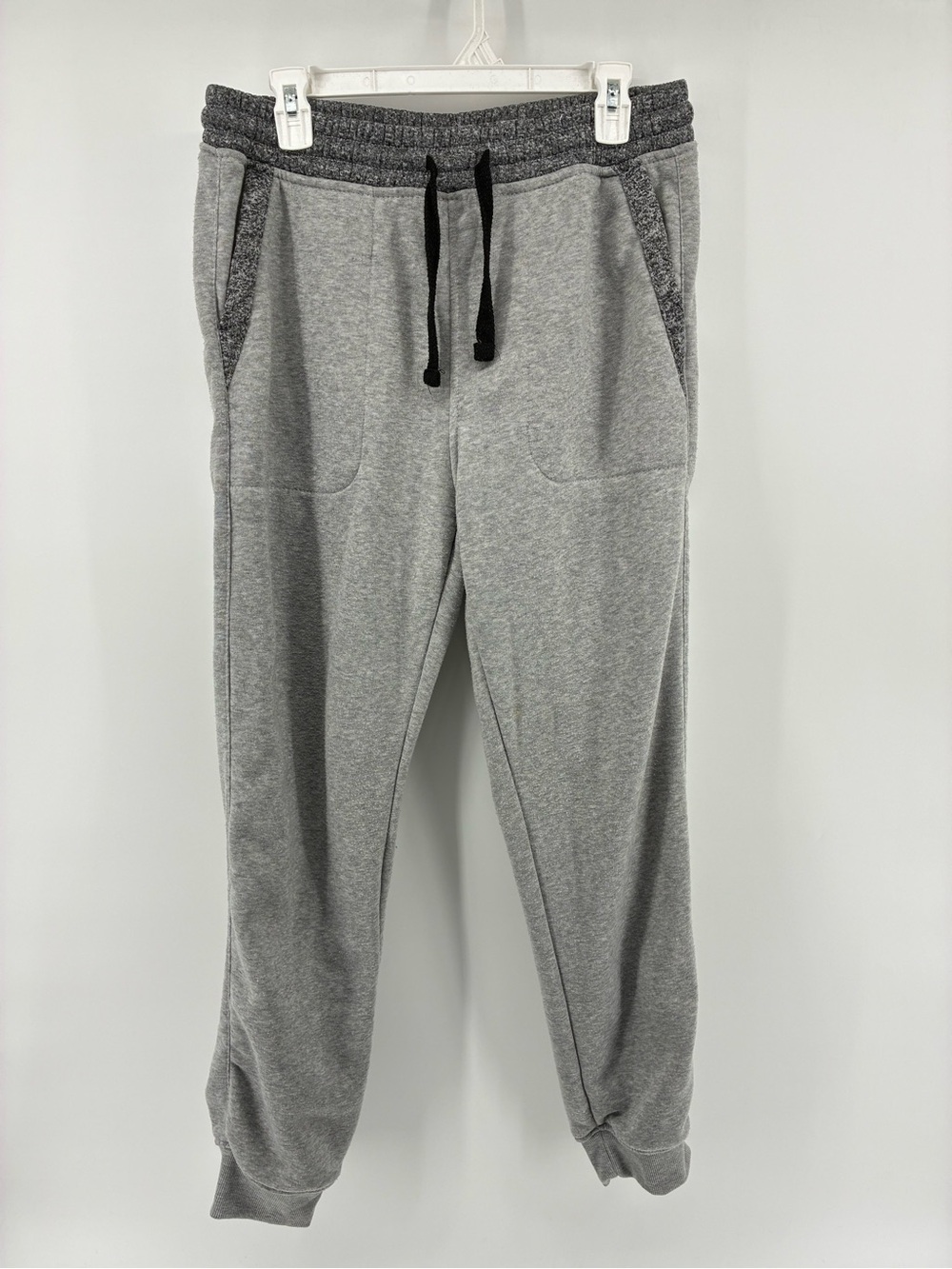 Men's Gray Drawstring Jogger Sweatpants